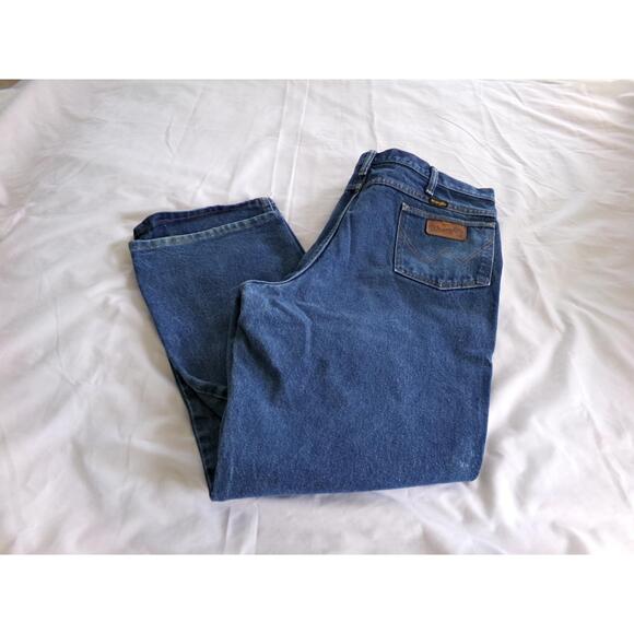 Wrangler Other - Wrangler 945NAY Men's Denim Cowboy Cut Straight Leg Regular Fit Jeans 40x30 VTG